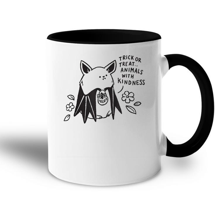 Trick Or Treat Animals With Kindness Halloween Costume  Accent Mug