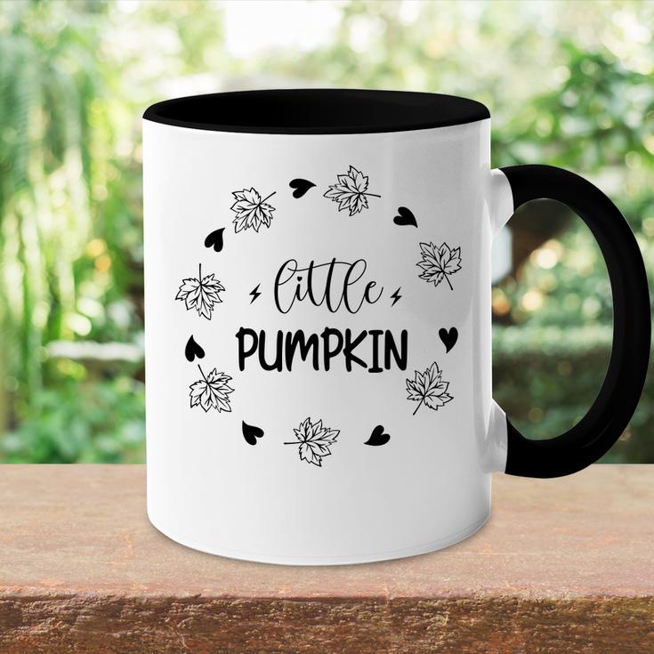 Little Pumpkin Leaves Fall Present Accent Mug