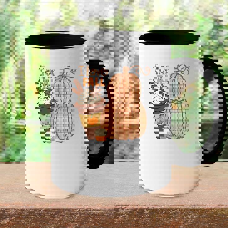 Autumn I Love Fall Thanksgiving Accent Mug