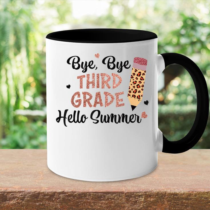 Bye 3Rd Grade Hello Summer Last Day Of School Girls Kids Accent Mug