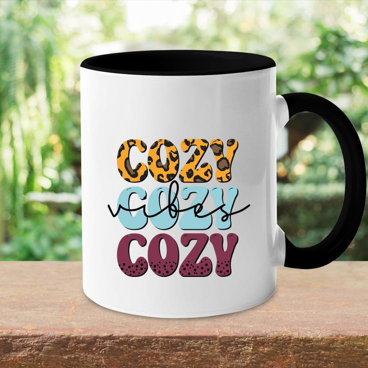 Cozy Vibes Warm Sweater Fall Accent Mug
