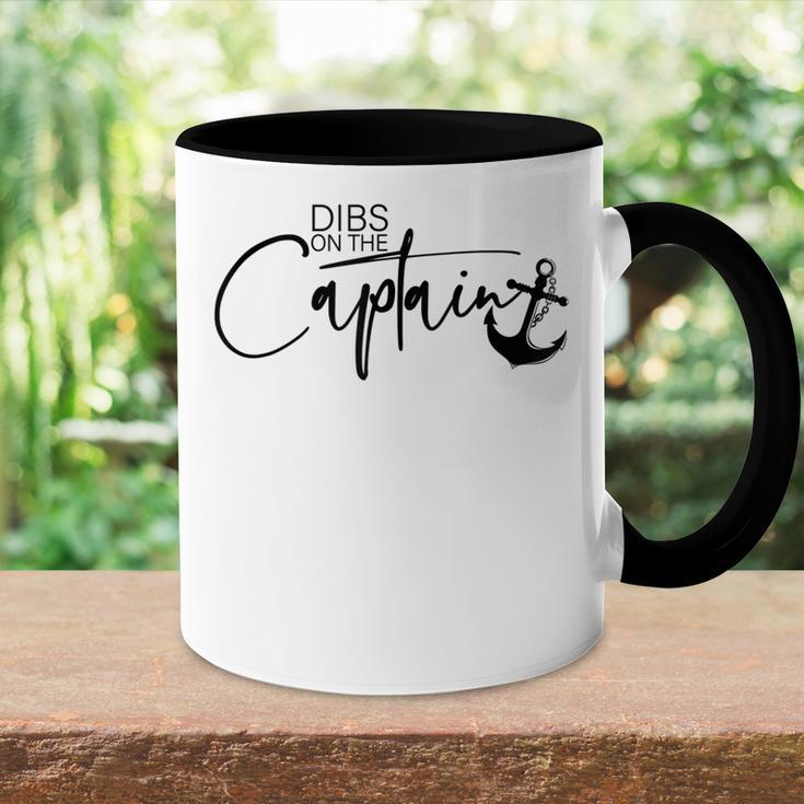 Dibs On The Captain Accent Mug