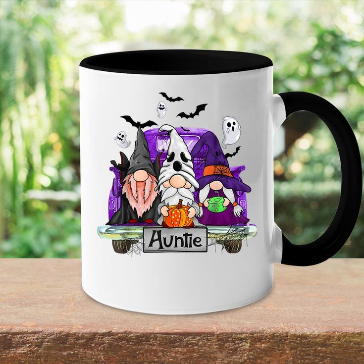Gnomes Witch Truck Auntie Funny Halloween Costume Accent Mug