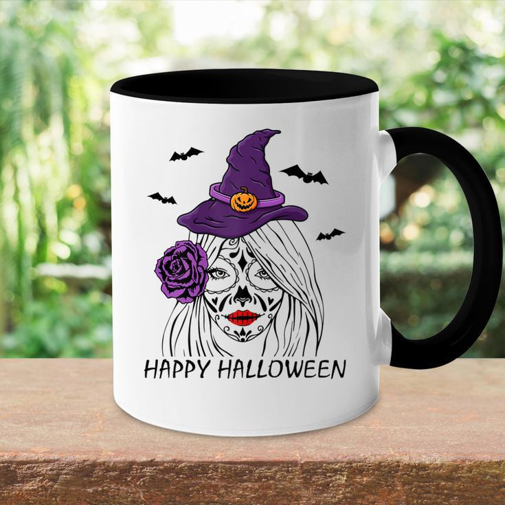 Happy Halloween Catrina Costume For Moms Witch Halloween Accent Mug