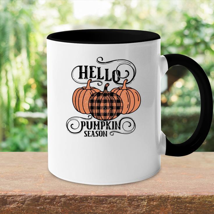 Hello Pumpkin Season Fall V2 Accent Mug