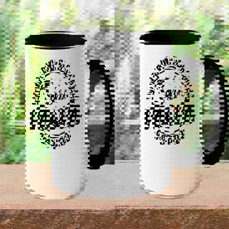 Proud Mommy Senior Mom 2023 Class Of 2023 Graduate Mom Accent Mug