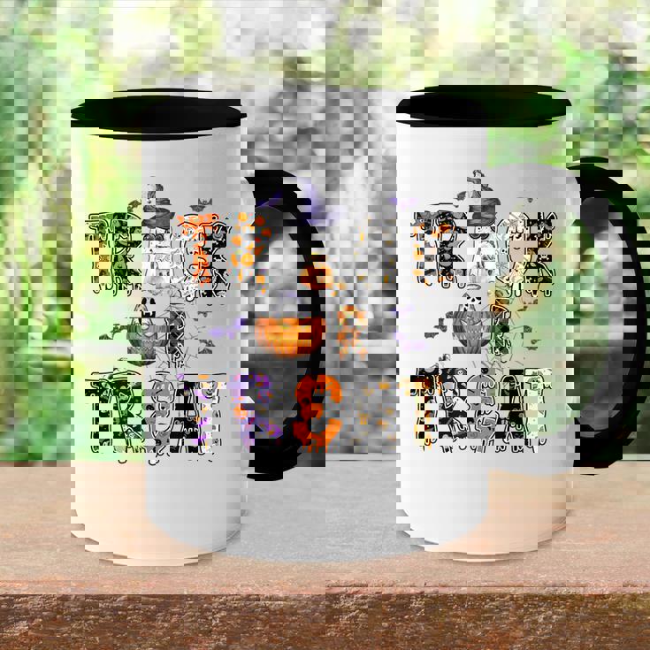 Trick Or Teach Funny Teacher Halloween Costume Accent Mug