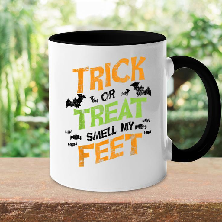 Trick Or Treat Smell My Feet Funny Kids Halloween Gift Accent Mug