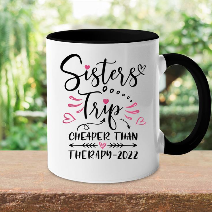 Womens Sisters Road Trip 2022 Weekend Family Vacation Girls Trip Accent Mug