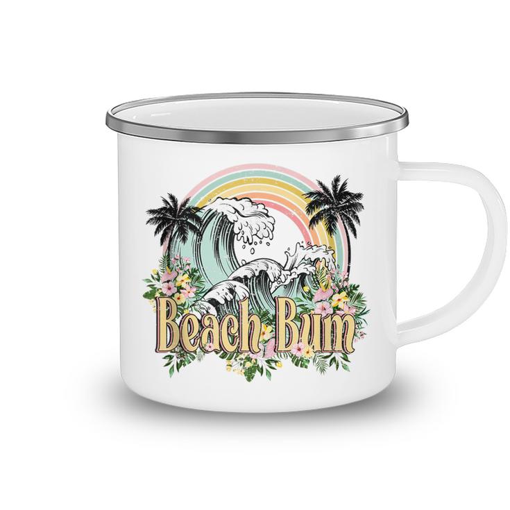 Vintage Retro Beach Bum Tropical Summer Vacation Gifts  Camping Mug
