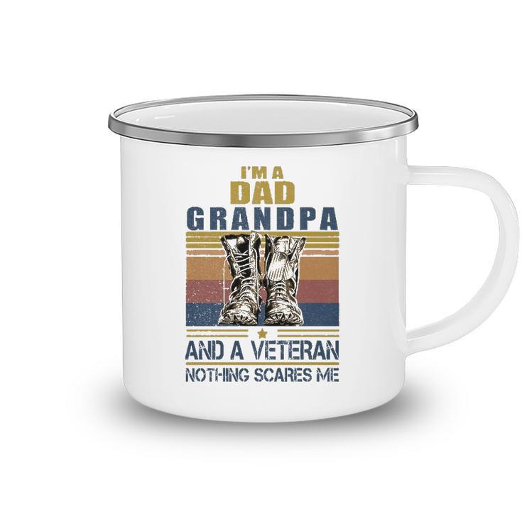 I Am A Dad Grandpa Veteran V2 Camping Mug