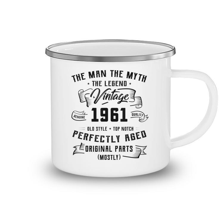 Mens Man Myth Legend 1961 61St Birthday Gift For 61 Years Old Camping Mug