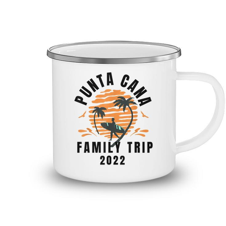 Punta Cana Family Vacation 2022 Matching Dominican Republic  V3 Camping Mug