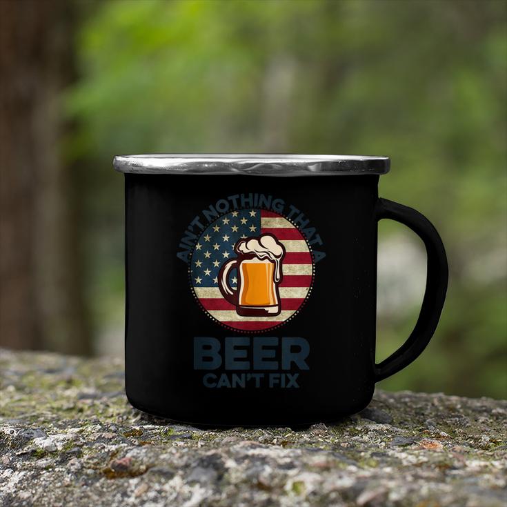 Aint Nothing That A Beer Cant Fix  V6 Camping Mug