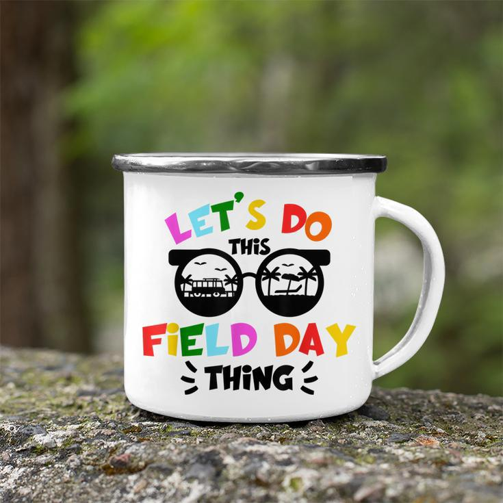Field Day Thing Summer Kids Field Day 22 Teachers Colorful Camping Mug