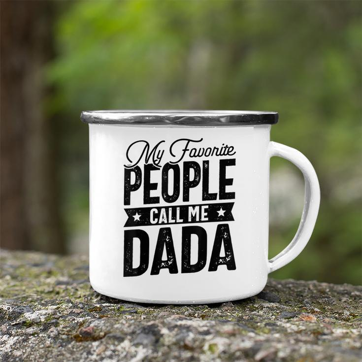 Mens My Favorite People Call Me Dada Funny Grandpa Fathers Day Camping Mug