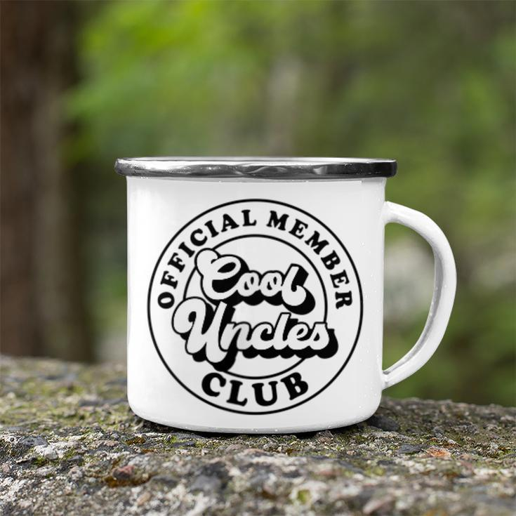 Official Member Cool Uncles Club Vintage Fathers Day Camping Mug