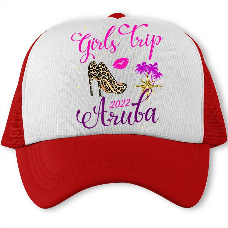 Girls Trip Aruba 2022 Sunglasses Summer Matching Group   V3 Trucker Cap