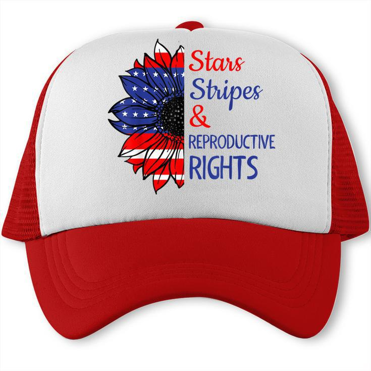 Stars Stripes Reproductive Rights American Flag 4Th Of July  V7 Trucker Cap