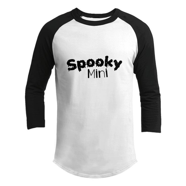 Basic Halloween Kids Gift Spooky Mini Youth Raglan Shirt