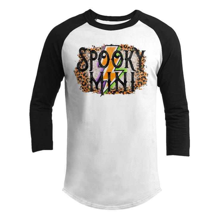 Spooky Mini Halloween Mama Mini Family Matching Costume  V2 Youth Raglan Shirt