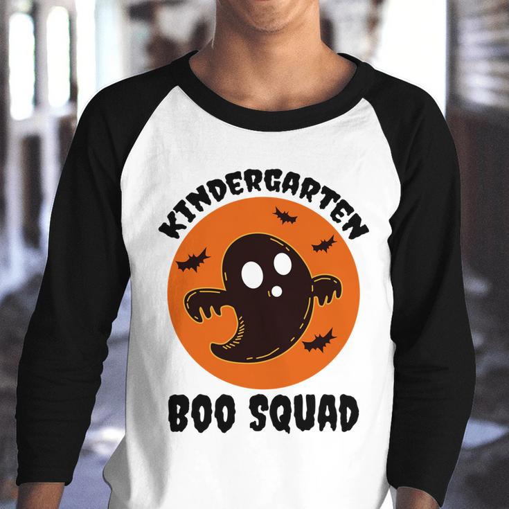 Kindergarten Boo Squad Halloween Teacher Student Gift Ideas Cute Gift Youth Raglan Shirt