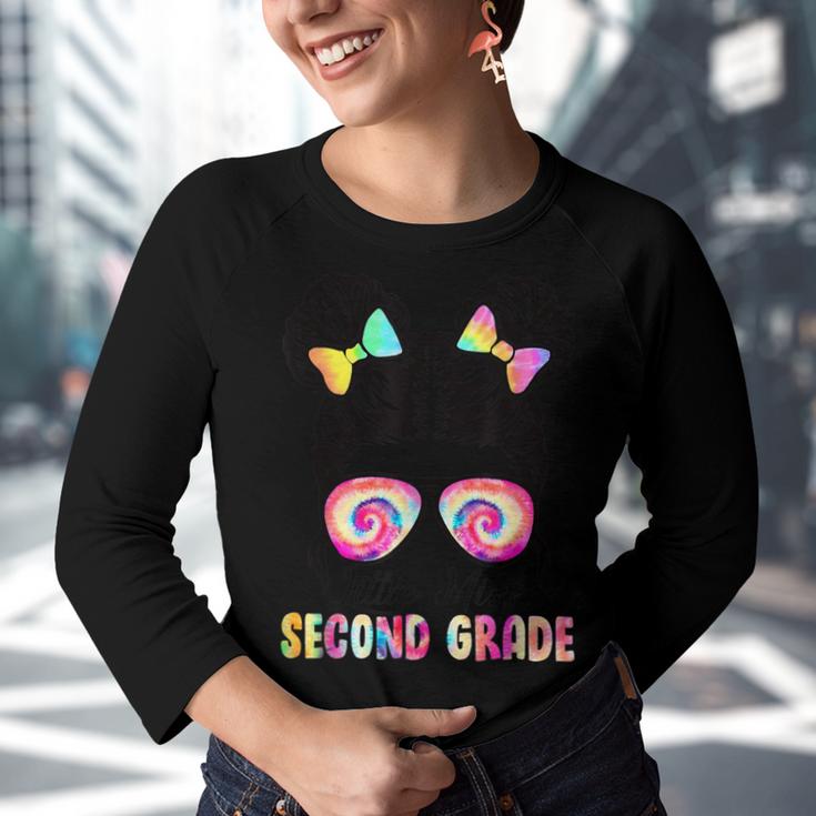 Little Miss Second Grade Girl Back To School  2Nd Grade  Youth Raglan Shirt