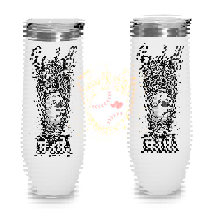 Baseball Nana Leopard Game Day Baseball Lover Mothers Day Wine Tumbler
