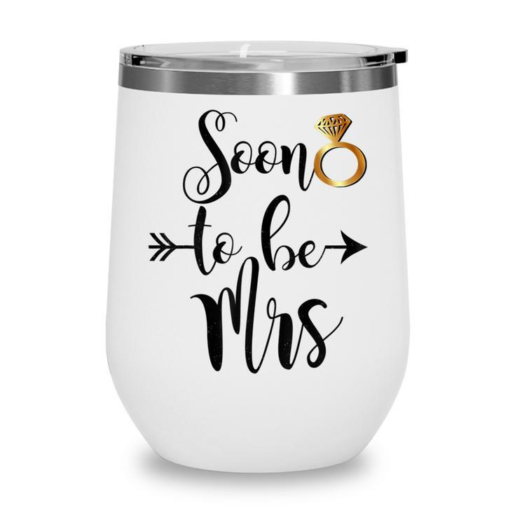 Bridal Shower Bride Gift Future Wife Soon To Be Mrs Arrow  Wine Tumbler