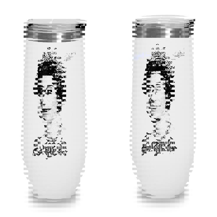 Elizabeth Legend - Queens Jubilee 2022 - God Save The Queen Wine Tumbler