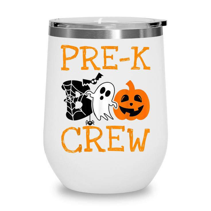 Pre-K Boo Crew Vintage Halloween Costumes For Pre-K Teachers  Wine Tumbler