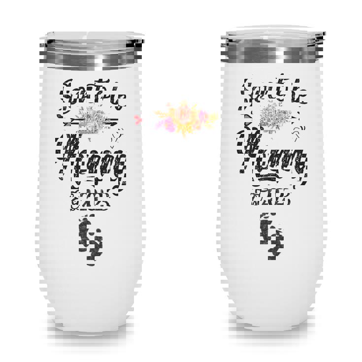 Womens Soon To Be Mommy 2023 Mothers Day First Time Mom Pregnancy Wine Tumbler
