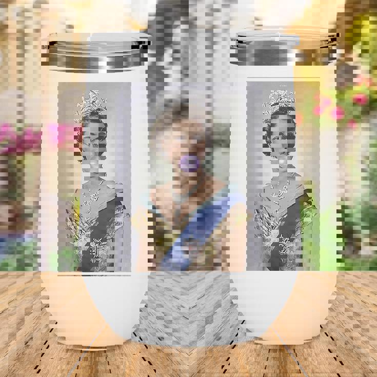 British Queen Monarchy Platinum Jubilee 70Th Anniversary V2 Wine Tumbler