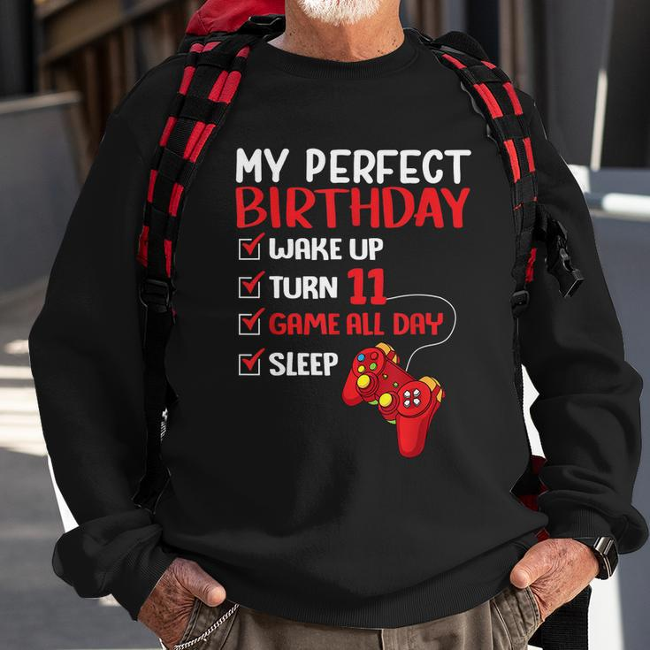 11Th Perfect Birthday Gaming 11 Years Old Gamer Boys Tshirt Tshirt Sweatshirt Gifts for Old Men