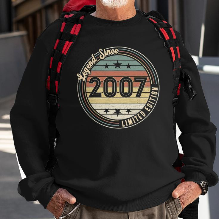15 Years Old Birthday Gifts Legend 2007 Limited Edition Sweatshirt Gifts for Old Men