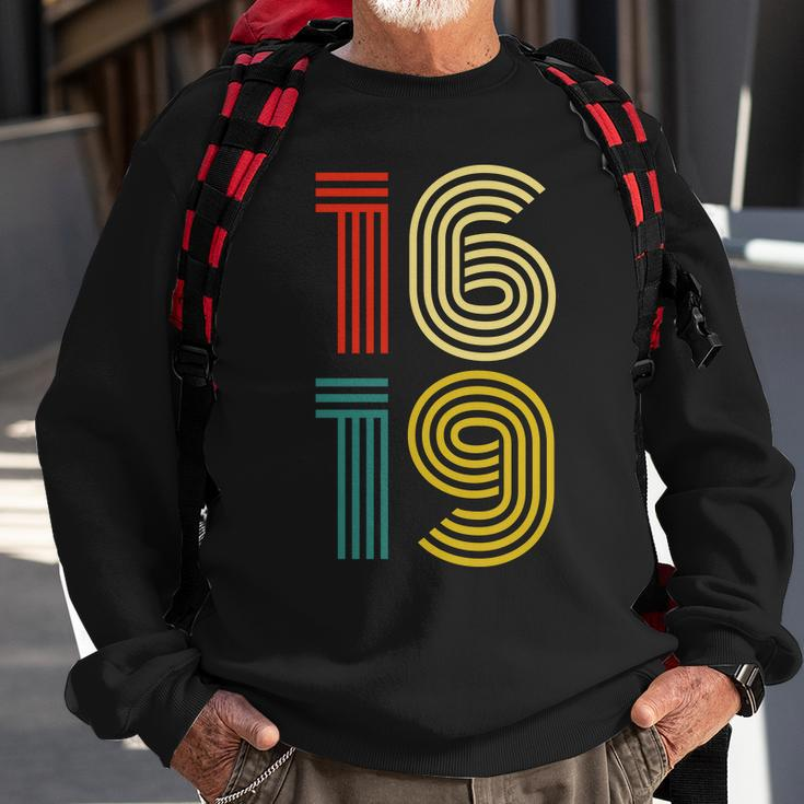 1619 Vintage Retro Sweatshirt Gifts for Old Men