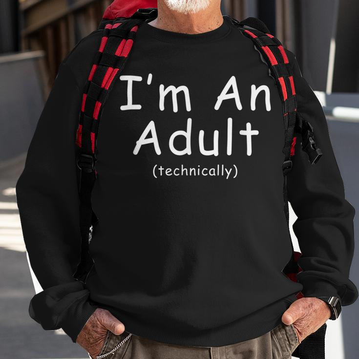 18Th Birthday Im An Adult Funny 18Th Birthday Sweatshirt Gifts for Old Men