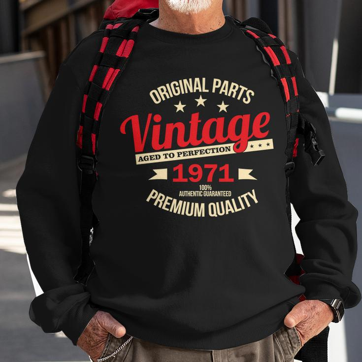 1971 Original Parts Vintage 50Th Birthday Tshirt Sweatshirt Gifts for Old Men