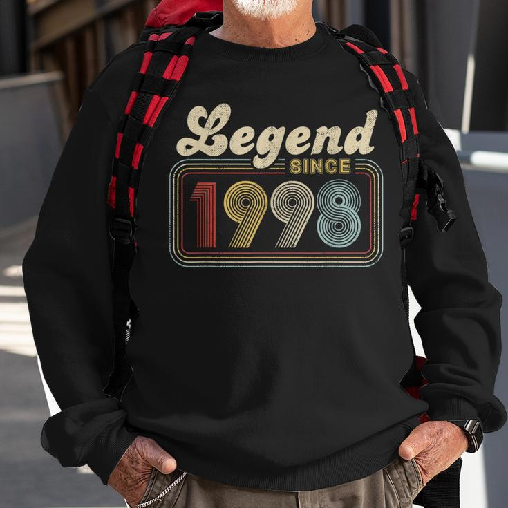 24 Years Old 24Th Birthday Decoration Legend Since 1998 Sweatshirt Gifts for Old Men