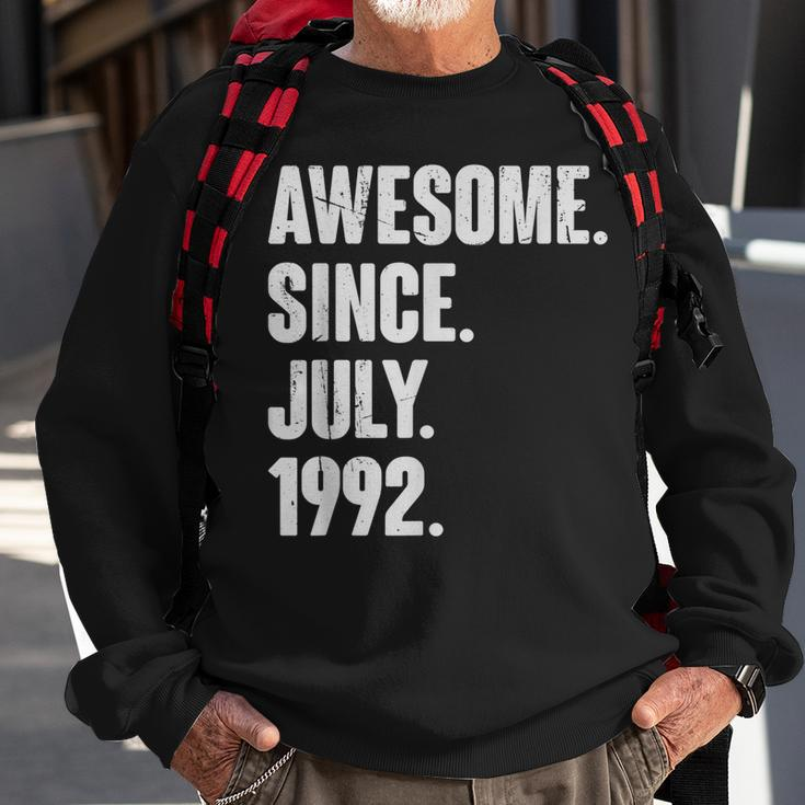 30 Year Old Gift 30Th Birthday Awesome Since July 1992 Sweatshirt Gifts for Old Men