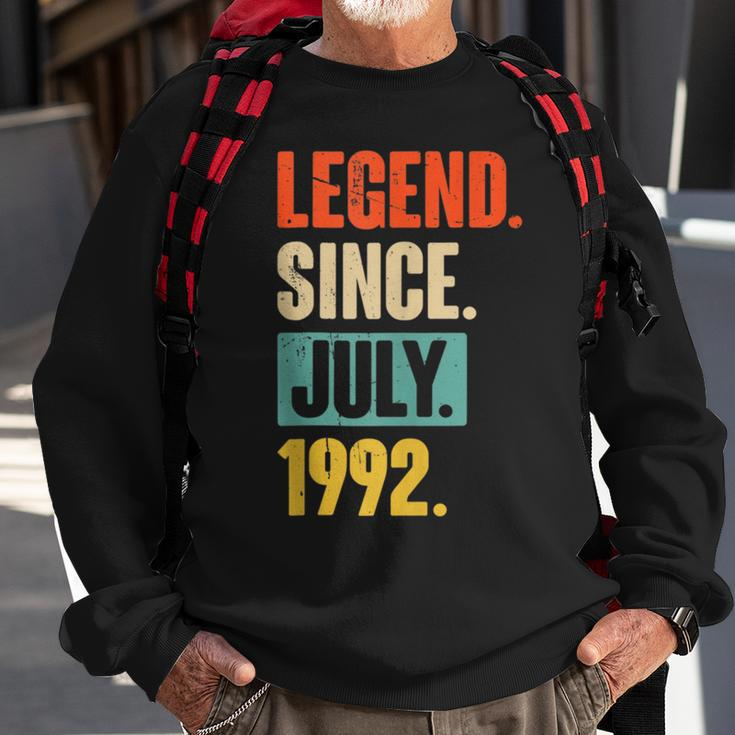 30 Years Old Gifts Legend Since July 1992 30Th Birthday Sweatshirt Gifts for Old Men