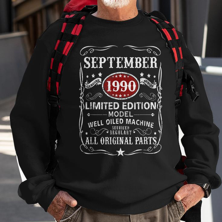 32 Years Old Gifts 32Nd Birthday Decoration September 1990 Men Women Sweatshirt Graphic Print Unisex Gifts for Old Men