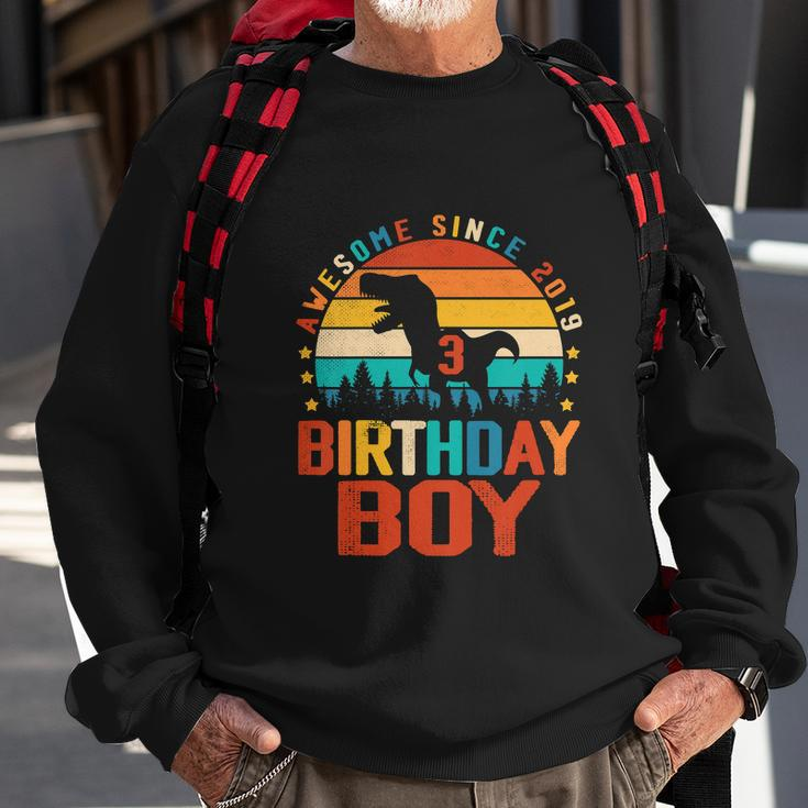 3Rd Birthday Funny Dinosaur 3 Year Old Sweatshirt Gifts for Old Men