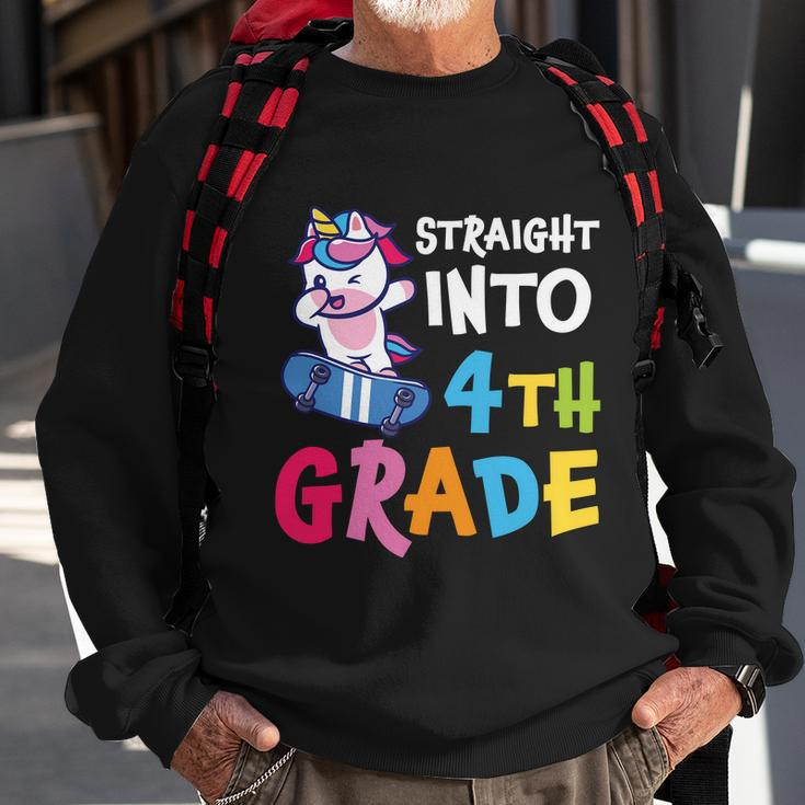 4Th Grade Unicorn Back To School First Day Of School Sweatshirt Gifts for Old Men