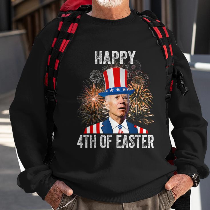 4Th Of Easter Funny Happy 4Th Of July Anti Joe Biden Sweatshirt Gifts for Old Men