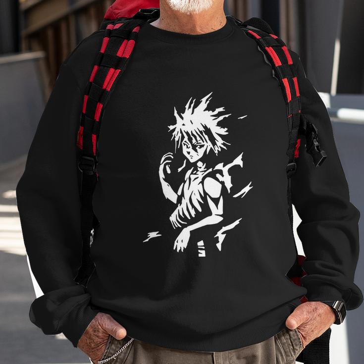 A7 Killua Assassin Lightning Aura Hunter Tshirt Sweatshirt Gifts for Old Men