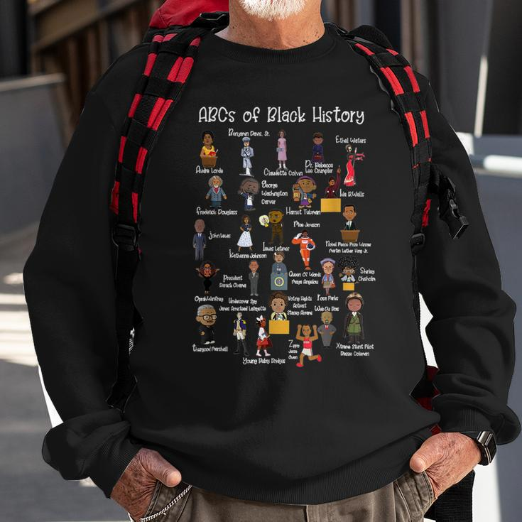Abcs Of Black History Month Original Black History  Men Women Sweatshirt Graphic Print Unisex Gifts for Old Men