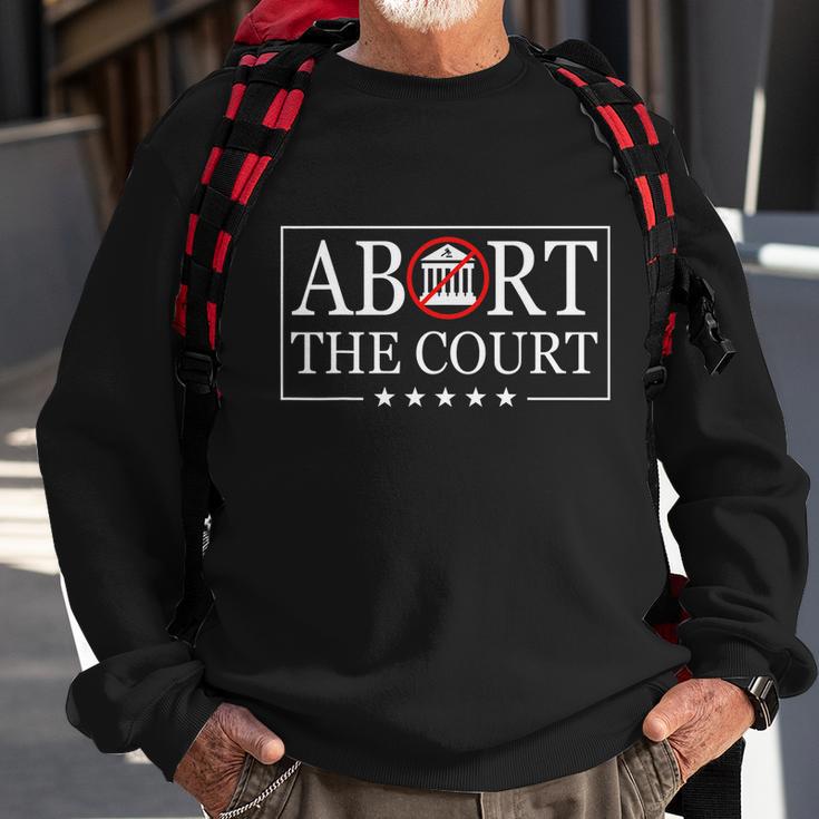 Abort The Court Scotus Reproductive Rights 4Th Of July Vintage Sweatshirt Gifts for Old Men