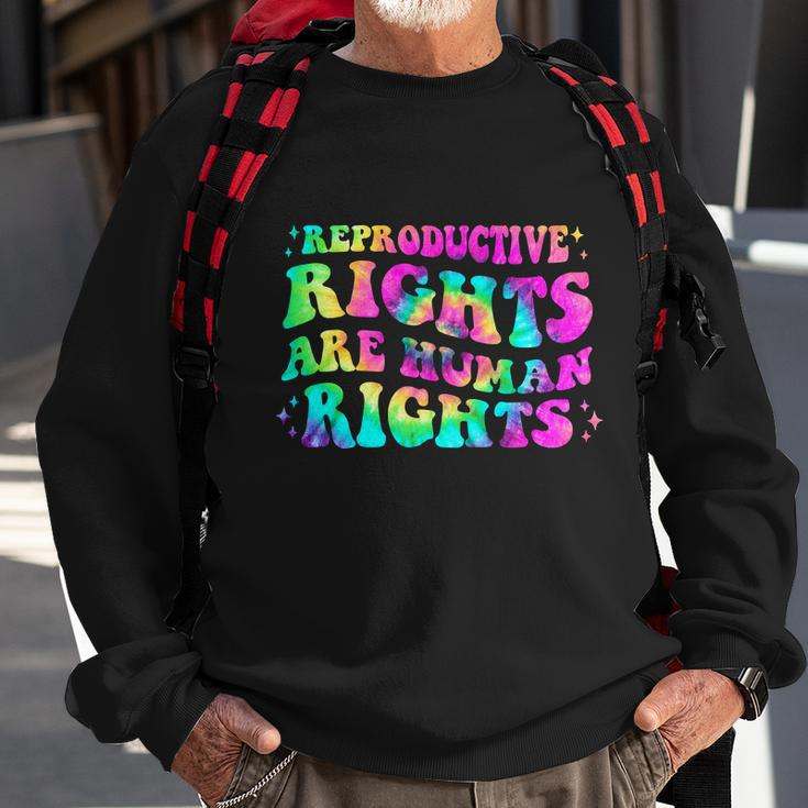 Aesthetic Reproductive Rights Are Human Rights Feminist V4 Sweatshirt Gifts for Old Men