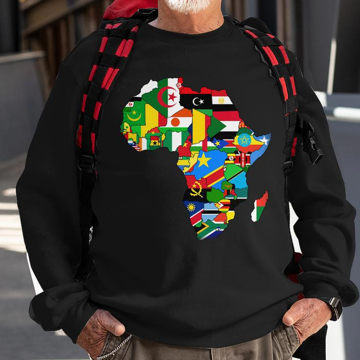 Africa Proud African Country Flags Tshirt Sweatshirt Gifts for Old Men